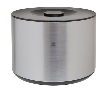 Pojemnik na lód - plastikowy 12L efekt aluminium