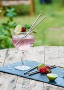 Rurka słomka stalowa prosta