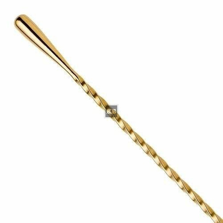 Łyżka barmańska spiralna złota długość 30cm