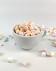 Mini pianki trzy kolorowe marshmallows biało- różowo- żółte 1kg