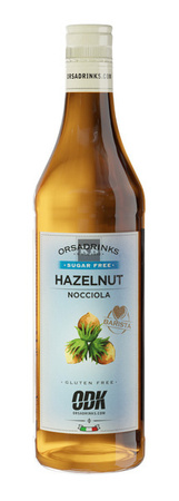 Syrop Bezcukrowy Orzechowy ODK Sugar Free Hazelnut 0,75L