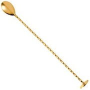 Łyżka barmańska spiralna 27cm dysk złota