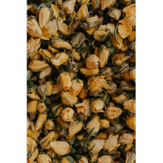 Suszony pączek kwiatu róży perskiej żółty 100g