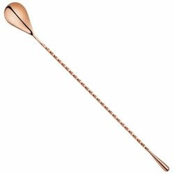 Łyżka barmańska spiralna długości 40cm Rose Gold