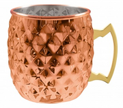 Kubek stalowy Moscow Mule Diamond 550ml Copper
