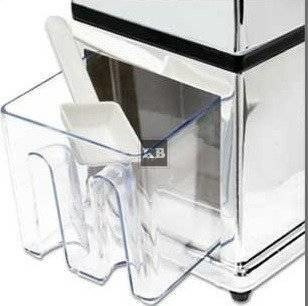 Ręczna kruszarka do lodu chromowana