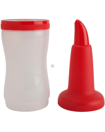 Butelka na sok dyspenser 1L czerwona