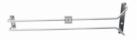 Wieszak na kieliszki srebrny 41 cm