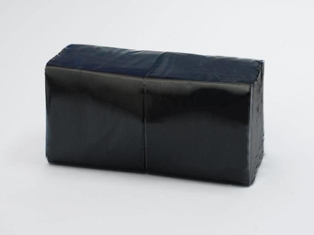 Karton zbiorczy serwetek 2 warstwowych 12cm x12cm 2400 szt czarne