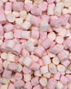 Mini pianki marshmallows biało- różowe 1kg