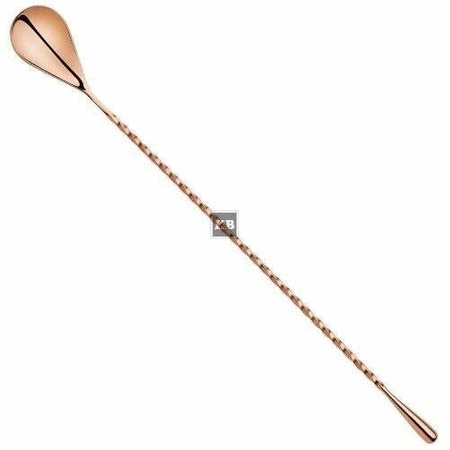 Łyżka barmańska spiralna długości 30cm Rose Gold