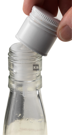 Nalewak płaski gumowany średniego przepływu bezbarwny