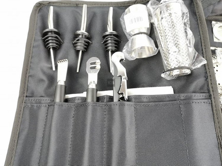 Profesjonalna torba barmańska z wyposażeniem - model III 24 elementy
