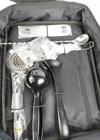 Profesjonalna torba barmańska z wyposażeniem - model III 24 elementy