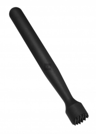 Rozgniatacz do owoców Muddler ząbkowany 21cm czarny