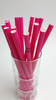 Rurki słomki papierowe różowe grube 23 cm 250szt