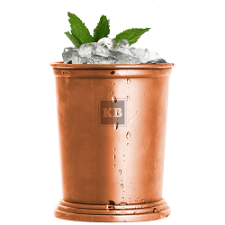 Julep kubek- stal nierdzena, złoto różowe 410ml