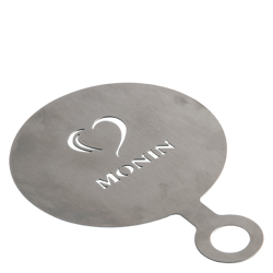 Metalowy szablon do dekoracji kawy Monin