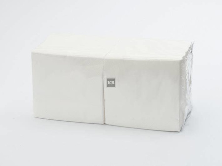 Karton zbiorczy serwetek 2 warstwowych 12cm x12cm 2400 szt białe