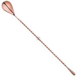 Łyżka barmańska spiralna Copper długość 30cm