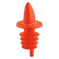 Nalewak plastikowy gumowany, dozownik miękka guma pomarańczowy 