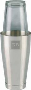 Shaker barmański BOSTON poj. 0,8L- satynowy+szklanica