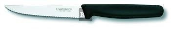 Nóż ząbkowany Victorinox czarny 11cm