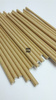 Rurki słomki papierowe brązowe grube Kraft 8mmx21cm 250szt
