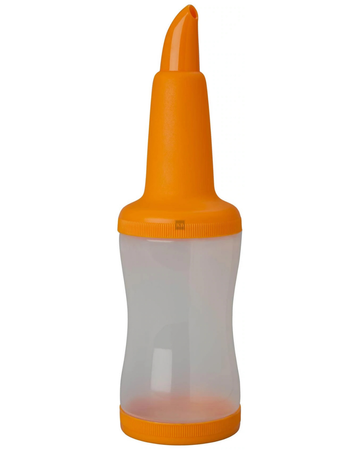 Butelka na sok dyspenser 1L pomarańczowa